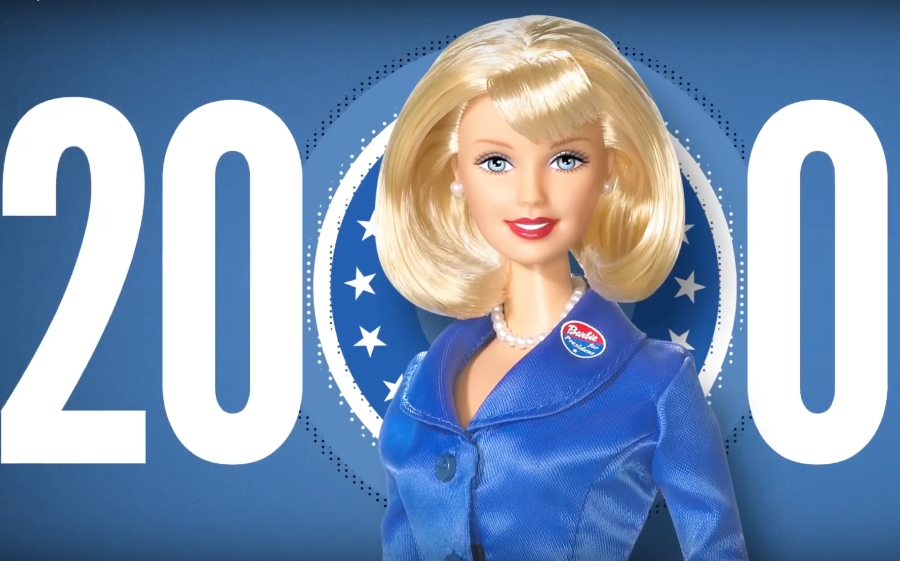 2000: Barbie runs for president...again